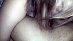Sloppy italian girlfriend eagerly sucks my thick cock deep and hard.