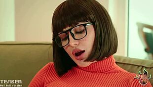 Velma and Scooby uncover a steamy case involving doggystyle positions and intense squirting scenes