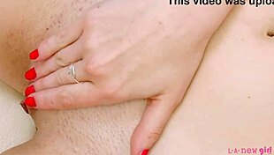 Petite newcomer shows her body in solo photoshoot