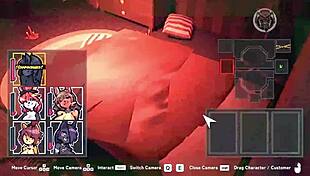 Poppi and Ari in the Heat Nightclub game