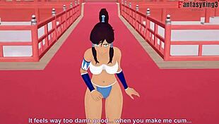 the avatar korra gives perfect blowjob