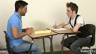 gay students sucking and fucking big cocks in the classroom