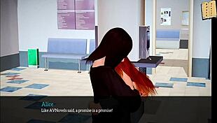 in my new family, the redhead rides big cock in 3d game