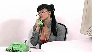 Office anal sex leads to intense creampie!