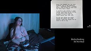 i can't stop staring at my big natural tits while playing alan wake