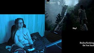 i can't stop staring at my big natural tits while playing alan wake