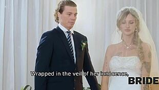Bride4k czech bride cheats on wedding day with intense passion