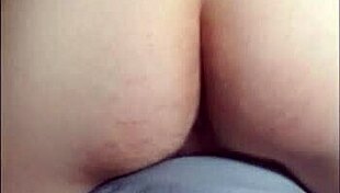 Young twink boy slut fucks himself with shampoo bottle in solo act.