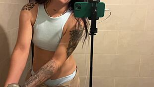 I locked myself in the bathroom to masturbate