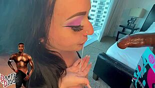 Watch Genesis Kiss get dicked down by BBC on vacation?