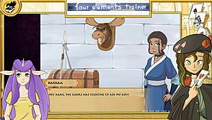 Avatar Last Airbender orgy, who’s joining these hentai lesbians in wild anal action?