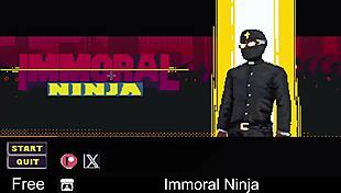 explore the adventures of the immoral ninja in this erotic comedy