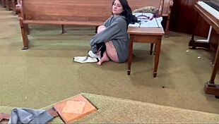 Rough Church Facial Leaves Petite Teen Sucking With Intense Emotions