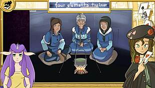 Avatar Last Airbender orgy, who’s joining these hentai lesbians in wild anal action?