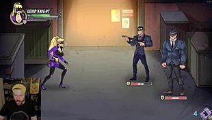 Lewd Knight Faces Hero's Pussy Creampie Gloryhole Cumshot