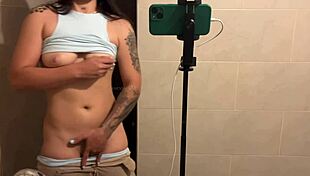 I locked myself in the bathroom to masturbate