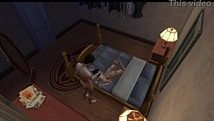 Dylan and Jess Sigworth enjoy a cozy evening together