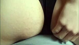 Young twink boy slut fucks himself with shampoo bottle in solo act.