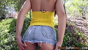 Babe Interacts With Black Partner In Interracial Scene