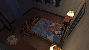 Dylan and Jess Sigworth enjoy a cozy evening together