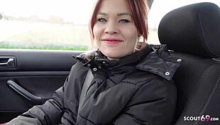 German Scout Picks Petite Redhead Lizzy Rose for Casting Fuck