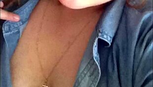 Blonde teen flaunts her big sexy tits