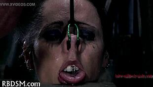 Beautiful slut bound and fucked roughly in pussy domination competition