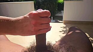 Handjob In Slow Motion Voyeur Action