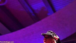 i witnessed a scandalous public flexi lesbian milf striptease with big tits, voyeur style... oh man