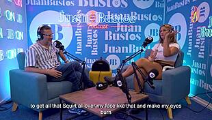 Kata Sanchez Hot Milf Can't Resist Vibrating Machine Urge - Juan Bustos Podcast