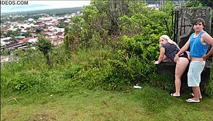 Oh wow, camera catches african couple doggystyle fucking in public on the beach with big ass bent over 😍