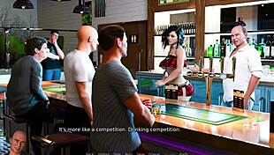 anna exciting affection 22 - wild bar game with 3d kinky babes 😜