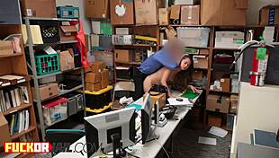 Brunette Teen Says, 'Hammer Me for Shoplifting'