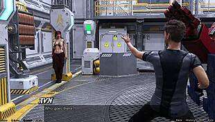 stranded in space 18 - flirting with half-robot girl