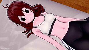 Girlfriend Wants More Exercise In Bed With Cum!