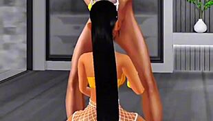 she wanted to play fortnite but i turned it into fuknight with her big ass