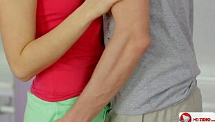 Russian Teen Taissia Performs Hardcore Fitness Blowjob