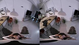 i'm watching josephine the scandal girl in dark room vr with big tits