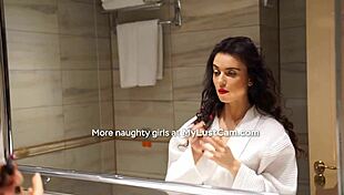 Brunette Amateur Masturbates to Intense Orgasm on Cam