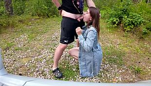 Nerdy Girl With Big Ass Fucks On Bus