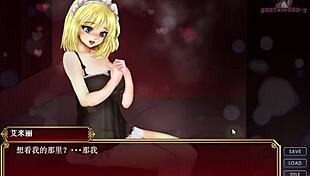 Black smith today can only cum outside in this hentai game episode.