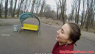 European Amateur Picked Up for Hidden Cam POV Assfucking in Doggystyle