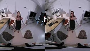 i'm watching josephine the scandal girl in dark room vr with big tits