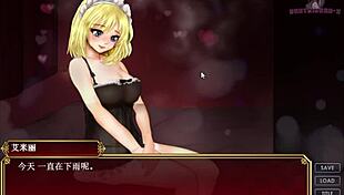 Black smith today can only cum outside in this hentai game episode.