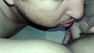 i devour my horny stepmother's juicy pussy till she screams and squirts.