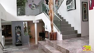 Goth Lesbian Girls Use Toys On Bed