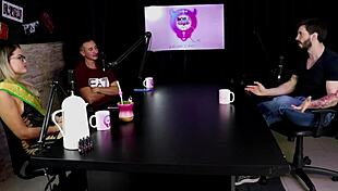 ARTHUR AILY in SHEER RED overcomes FEAR, records GAY PORN with BLONDE TEEN