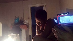 Petite Ebony Milf Fucks Hard