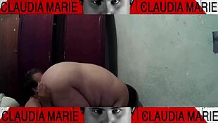 Between the thighs of the fat one tasting her vaginal fluids, what a turn-on this slut gives me