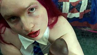 Chubby BBW Pinky Sucks Big Black Cock